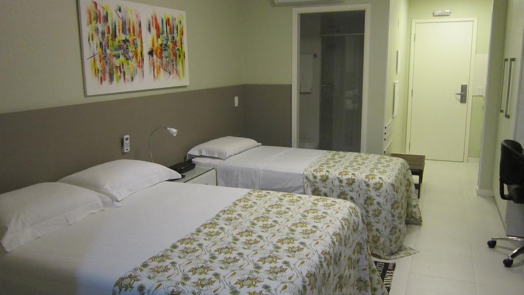 Flat Fusion Setor Hoteleiro Norte Com Servico Diario De Limpeza 브라질리아 객실 사진